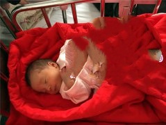 恭喜广州L女士，喜得贵子